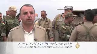 نهر الزاب الأعلى يشكل خط تماس للمقاتلين بالموصل