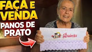 Linha Básica que Dá Lucro: Panos de Prato Lindos e Econômicos