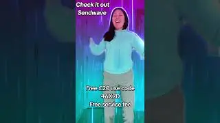 FREE &pound;20 BONUS ON SENDWAVE use code 46X7D #sendmoney #sendit #sendwave