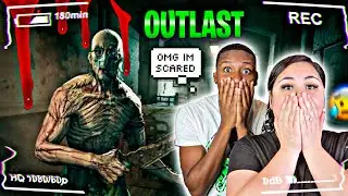 COUPLE PLAY HORROR GAME OUTLAST **SUPER HILARIOUS**