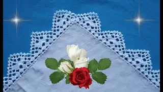 Linda puntilla num 891 para servilletas,super fácil de tejer.#parati #crochet #fypシ #tutorial #arte