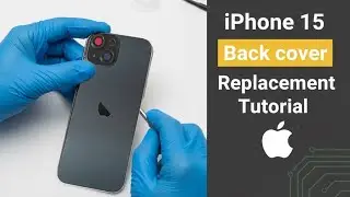 Apple iPhone 15 Back Cover Replacement Tutorial / Wymiana tylnej klapki baterii