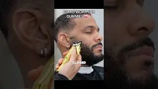 How to fade a beard 🧔&zwj;♂️ #barbertutorial