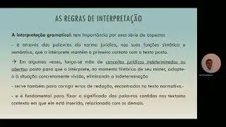 Hermenêutica e técnicas de interpretação 1ª parte