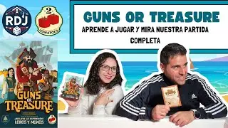 Cómo se juega a Guns or Treasure | Partida completa a 2 jugadores + Opinión