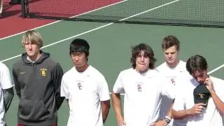The 2015 USC Men's Tennis Team vs. Tulsa