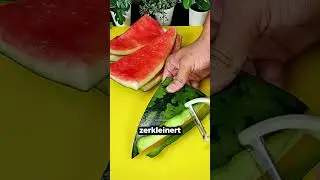 Wie die Japaner Wassermelonen Schalen in ein K&ouml;stliches Gericht Verwandeln 😮🍉