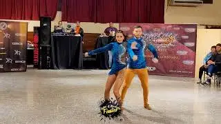 Eliminatorias Euroson zona oeste Bs.As. - Carolina Spagnole y Mathias Paez - Bachata Amateur