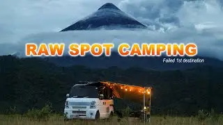 RAW SPOT CAMPING|FAILED CAMPING|RAINY CAMP|FALLS SIDETRIP