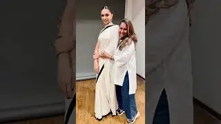 Deepika Padukone saree look for Jawan press conference | Dolly Jain Saree Draping