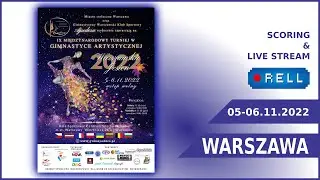🔴🆁🅴🅻🅻 IX MIĘDZYNARODOWY TURNIEJ WARSZAWSKA JESIEŃ – GWKS AJSEDORA WARSZAWA 2022 05-06.11.2022