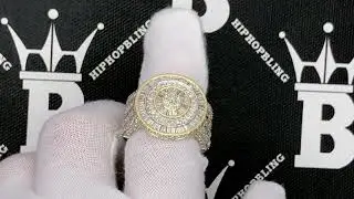 Radiant Baguette 3.77cttw Diamond Ring 10K Yellow Gold | Real Iced Out Jewelry BLING BLING