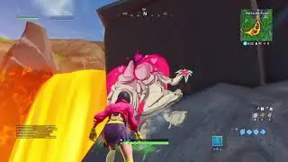 Fortnite - Fortbyte #92 Location Accessible by using rock love spray near a lava fall tutorial