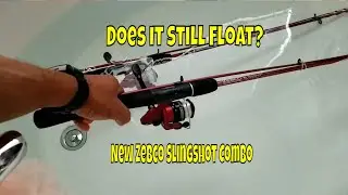 Kayak Fishing | New Zebco Slingshot Rod | Does it still Float?