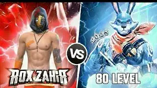 80 LEVEL PLAYER VS ME! 😱 | Free Fire 1v1 Custom Challenge | ROX GAMING