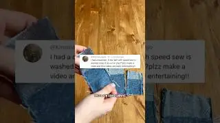 Вы спрашивали, выдерживает ли Speed-Sew стирку&hellip; поэтому я проверила 🧺👀