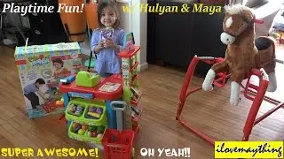 Toys for Little Girls: Supermarket Shopping Toy Set Playtime with Maya :-)