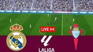 [LIVE] Real Madrid vs Celta Vigo La Liga 24/25 Full Match - Video Game Simulation