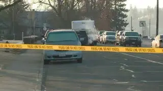 Spokane Police block roads in West Central neighborhood to serve a warrant