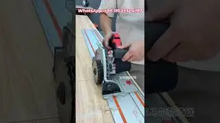Portable SJ-60 Brushless Track Saw for Clean Cuts