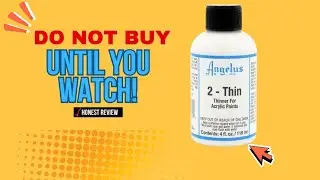 Отзыв о разбавителе для акриловых красок Angelus 2-Thin | Идеально подходит для аэрографии и глад...