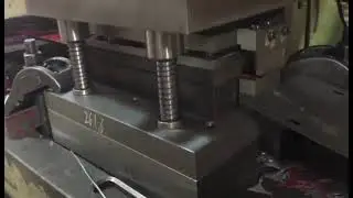 Progressive tool for metal bending, punching and with scrap cuter