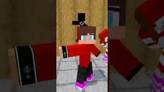 JJ Become Super Strong ?! ☠️🥱 - JJ and Mikey Maizen Minecraft Animation #maizen #minecraft #shorts