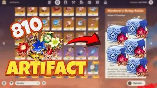 Turning 810 Artifacts to Gladiator's Finale Strongbox, Is It WORTH IT? | Genshin Impact (PC)