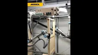 Robotizuotas medienos &scaron;lifavimas su Mirka AIOS