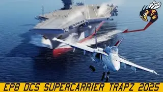 DCS F/A-18C Supercarrier TRAPZ EP8