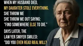 My Daughter Kicked Me Out After My Husband Died &mdash; The Lawyer Read the Real Will#TrueLifeStory