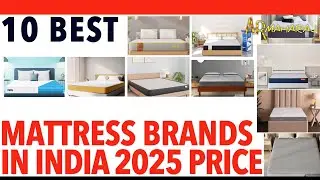 🛏️ Top 10 Best Mattress Brands iN India 2025 | ✨ Mattress Price | Wakefit, Sleepyhead, Sleep Company