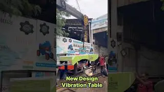 New Design Vibration Table #paverblockmakingmachine #paverblock #ssmachine #parkingblock