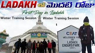 Day -1 winter training session for Mountaineering course in Ladach