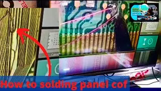 How to solding panel cof on source pcb | tips