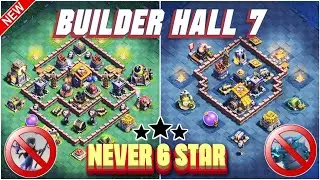 BEST-10 BUILDER HALL 7 BASE WITH LINK + REPLAY || BH7 ANTI WITCH & PEKKA || UNBEATEN BH7 BASE