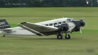 Junkers Ju 52 - Motorenstart, Start und Landung + Ju 52 aus der N&auml;he