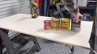 Staining Maple Top Plywood (Custom Desk Build Part 3)