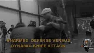 Unarmed defense against a dynamic knife attack | Recon Sparring