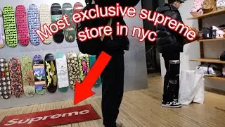 Tour Of The Most Exclusive Supreme Store in New York!!