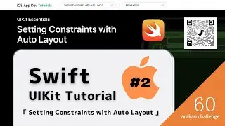 iOS Swift UIKit Tutorial   #２😊　「 Setting Constraints with Auto Layout 」