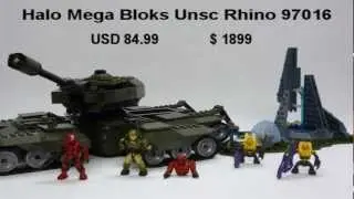 Halo mega bloks - Unsc Rhino Review