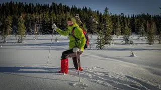The Beauty of Trondheim during winter - Skiing in Bymarka!!