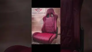 Recaro modified from computer gaming chair. with Bentley trim #kuwaittanjeed #automobile #customized