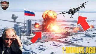 Putin Orders a Retreat: Ukraine Drones STRIKE 49 Ton Gold Olenya Air Base | Russian Ukraine War