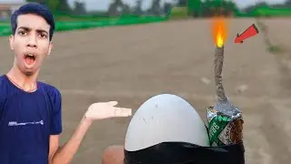 Bullet Bomb VS Egg Experiment | Diwali Experiment | क्या होगा अंडा का हालत 🤔