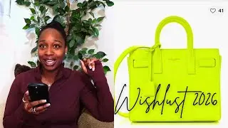 LUXURY WISHLIST 2026| LOUIS VUITTON + YSL + DAVID YURMAN & MORE