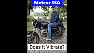 Meteor 350 - Vibration Free? #shorts
