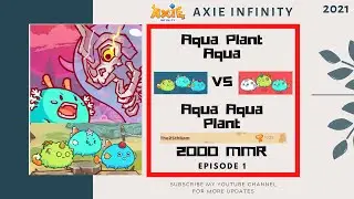 Aqua Plant Aqua VS Aqua Aqua Plant | APA VS AAP | Axie Infinity