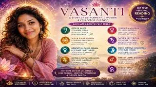 Vasanti&rsquo;s Karmic Relationships & Creative Detachment | Ketu&ndash;Venus&ndash;Saturn Case Study